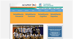Desktop Screenshot of fundacionrecuperar.org